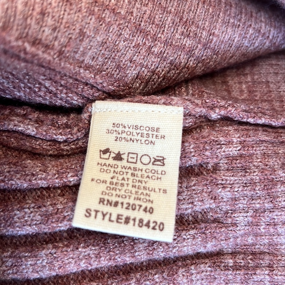 Turtleneck Sweater, Soft Mauve Ribbed Sweater, My… - image 6